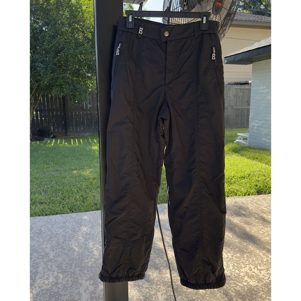 Vintage Bogner Women’s Ski Pants Size 8 Black Insulated Nylon Snow Pants
